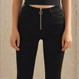 Black super high rise jegging jeans